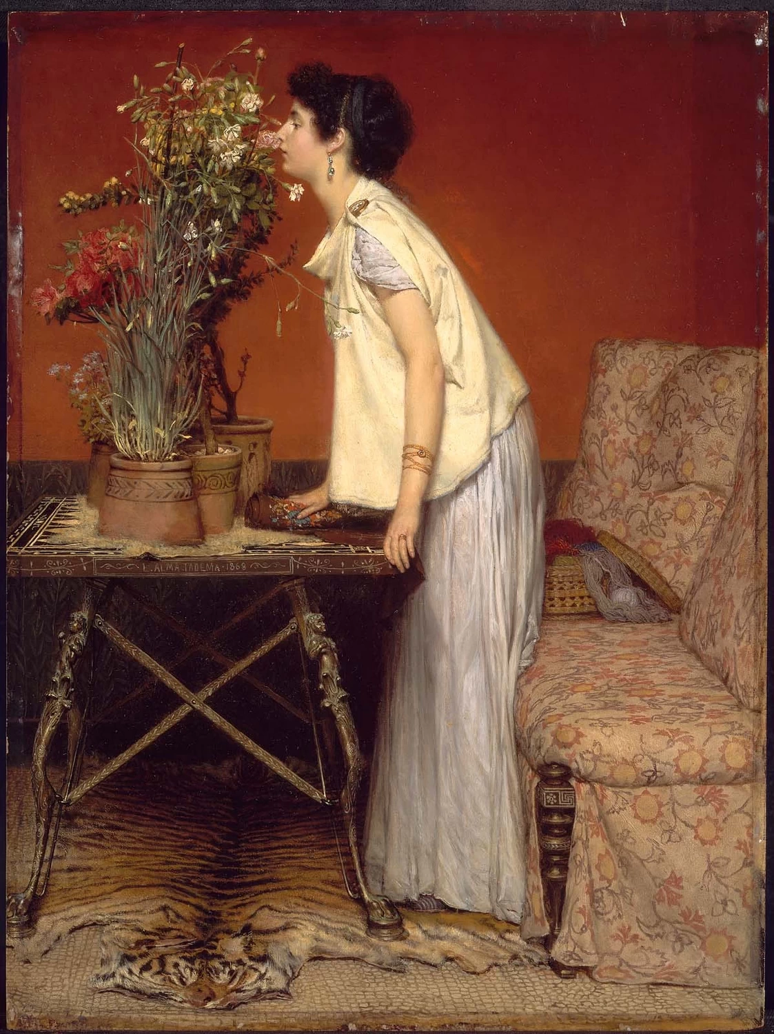 Donna e fiori - Museum of Fine Arts Boston